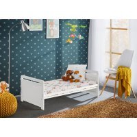 Pat bebelus, cu Saltea, TYMEK 26 WW BT+M Genarom AM Alb Mat